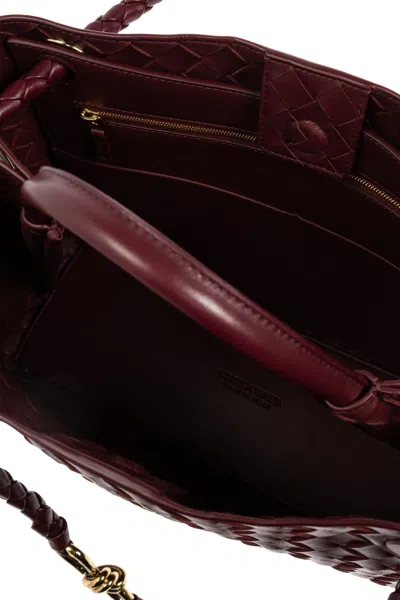 Bottega Veneta Medium Andiamo Bag In Wine Red