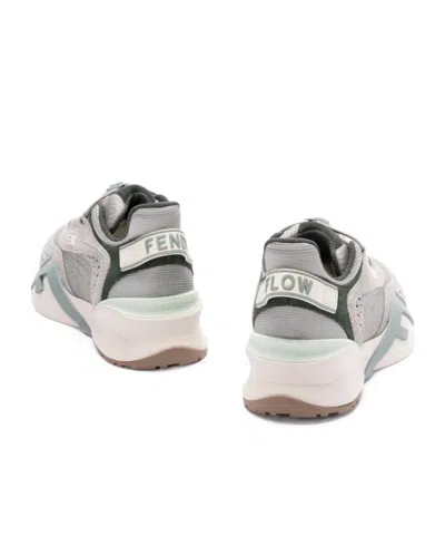 Fendi Flow Low-top Sneakers In Gray