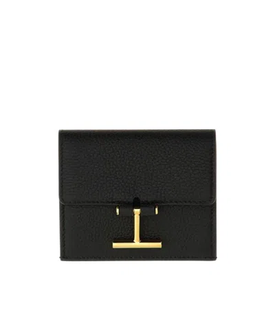 Tom Ford Wallet With Logo In Black