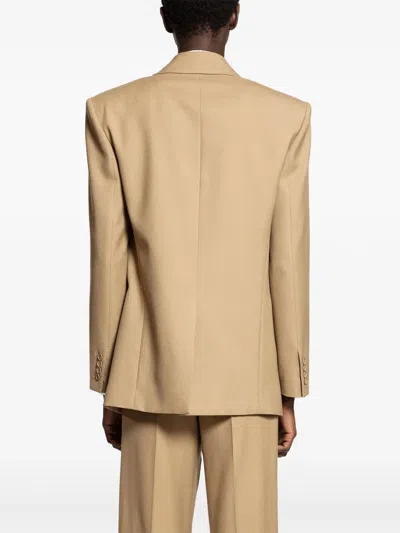 Saint Laurent Paris Men Wool Gabardine Single-breasted Jacket