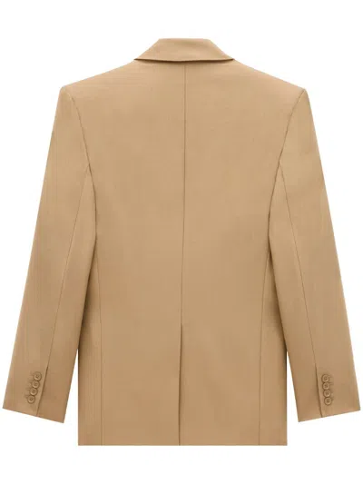 Saint Laurent Paris Men Wool Gabardine Single-breasted Jacket