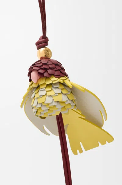 Loewe Parrot Bag Charm In Multicolor