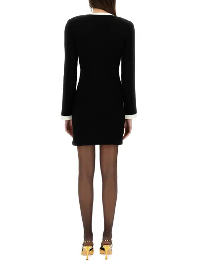 Self-portrait Self Portrait Short Knitted Dress With Buttons