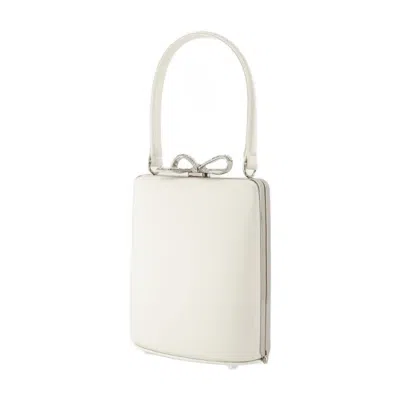Self-portrait Bow Frame Rhinestone Handle Structure In White