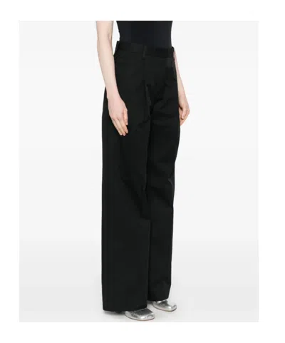 Dries Van Noten Portias Cotton Trousers In Black