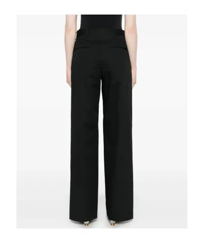 Dries Van Noten Portias Cotton Trousers In Black