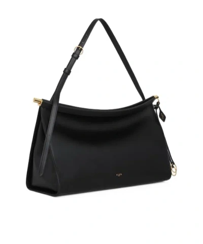 Alaïa Large Le Click Shoulder Bag In Black