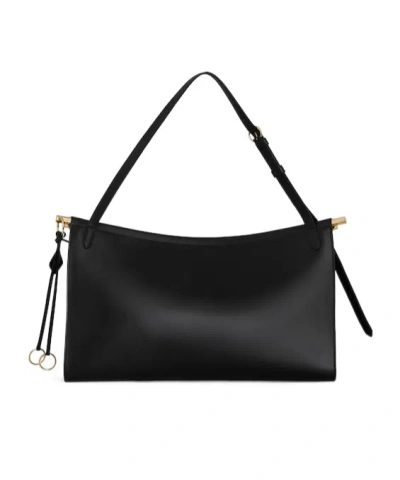 Alaïa Large Le Click Shoulder Bag In Black