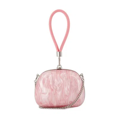 SELF-PORTRAIT SELF-PORTRAIT PEARL TOP HANDLE CLUTCH 