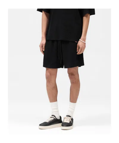 Represent Waffle Shorts In Black