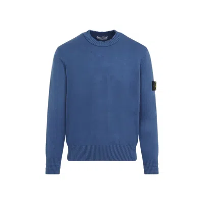 Stone Island Ribbed Cotton Crewneck Sweater