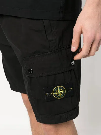 Stone Island Slim Cargo Bermuda Shorts