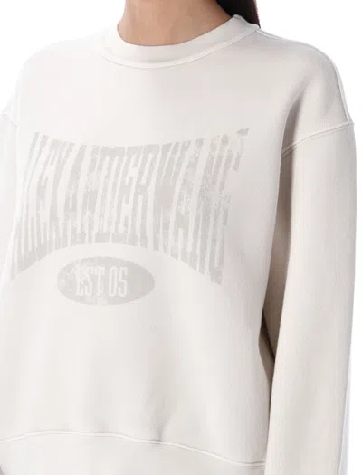 Alexander Wang T T By Alexander Wang Graphic Crew Neck Fleece