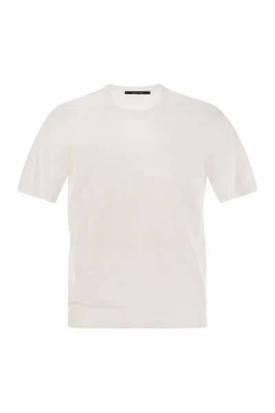 Tagliatore Basic Short-sleeved Cotton T-shirt