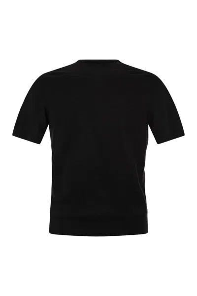 Tagliatore Short Sleeve Round Neck Plain T-shirt
