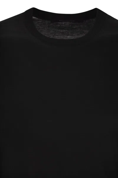 Tagliatore Short Sleeve Round Neck Plain T-shirt