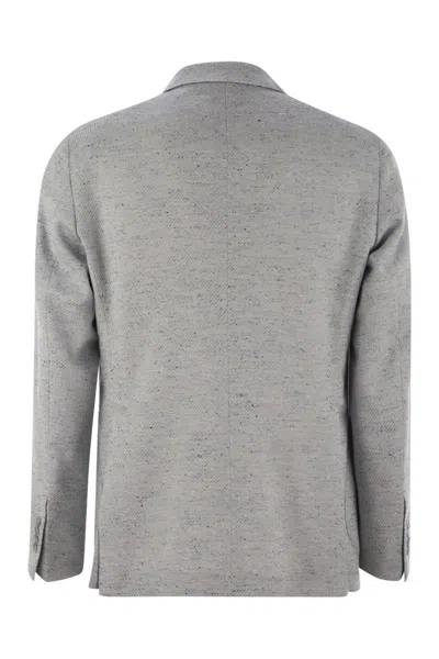 Tagliatore Men's Cotton, Silk And Stretch Wool Jacket