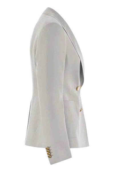 Tagliatore Women's Linen Double-breasted Blazer
