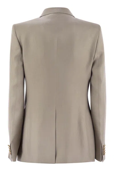 Tagliatore Paris Linen Double Breasted Blazer
