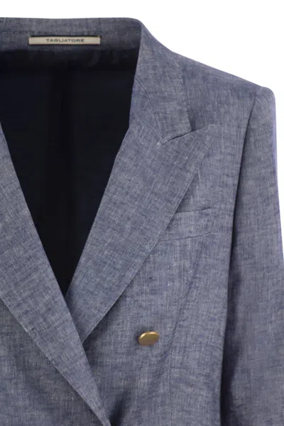 Tagliatore Women's Paris - Linen And Viscose Double-breasted Blazer