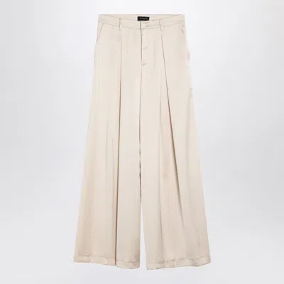 The Andamane Front Pleats Wide Leg Trousers
