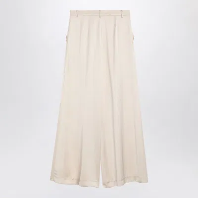 The Andamane Front Pleats Wide Leg Trousers