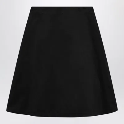 The Garment Cotton-blend Kelly Skirt In Black