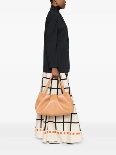 Themoirè Athena Vegan Fabric Bag By Themoire In Brown