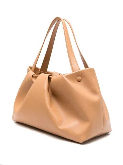Themoirè Athena Vegan Fabric Bag By Themoire In Brown