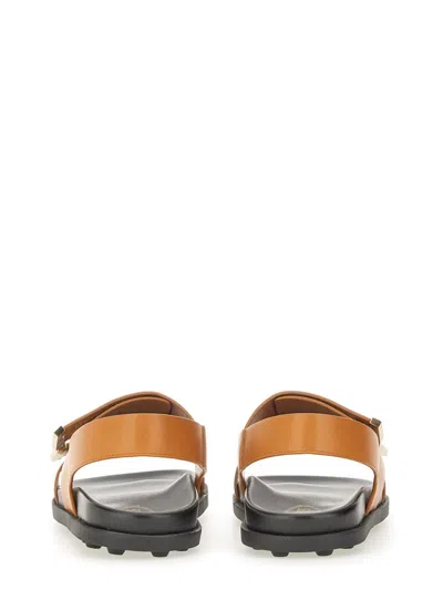 Shop Tod's Leather Sandal