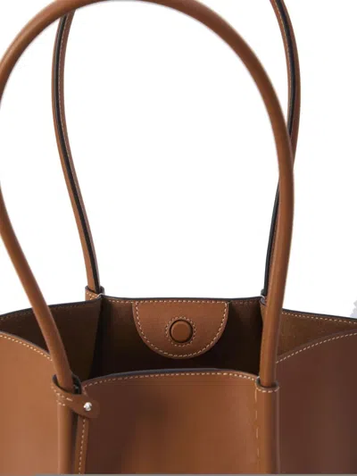 Tod's T Timeless-charm Raffia And Leather Small Tote Bag