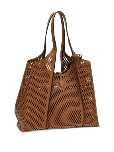 Tod's Women's Shopping Bag T Timeless Medium Perforated