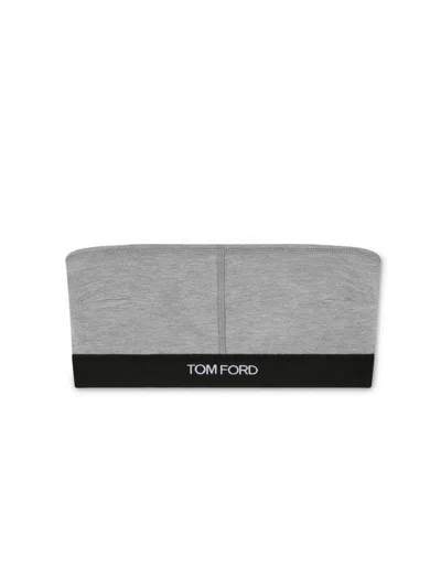 Tom Ford Signature Jersey-modal Bandeau Top