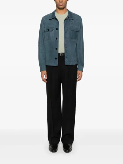 Tom Ford Cotton Blend Melange Crew Neck T-shirt Clothing