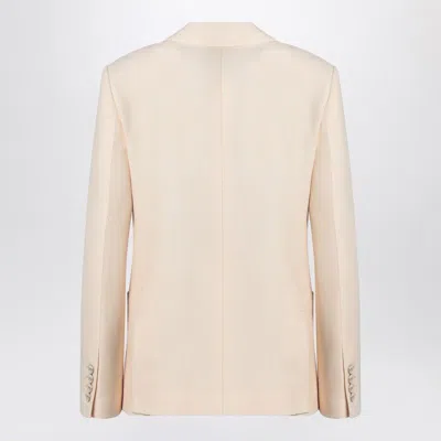 Valentino Wool And Silk Single Breasted Jacket