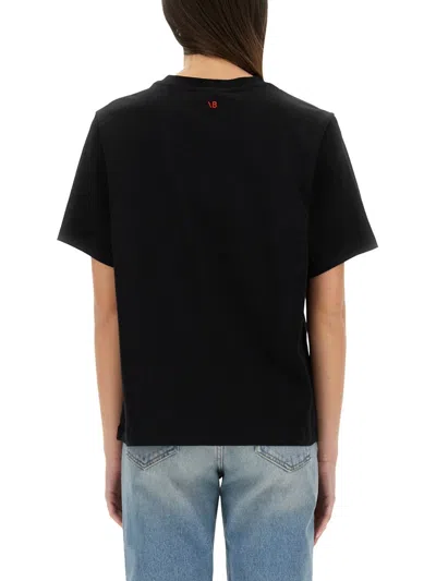 Victoria Beckham Slogan Printed Organic Cotton T-shirt