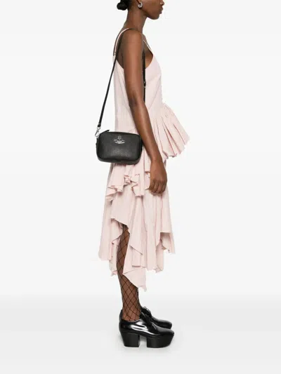Vivienne Westwood Adjustable Strap Shoulder Bag With Rear Zip Pocket