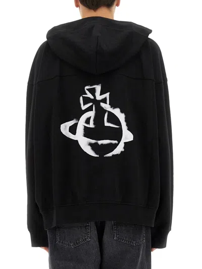 Vivienne Westwood Hooded Sweatshirt Graphic Print