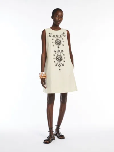 Weekend Max Mara Knee Length Dress Embroidered Pattern