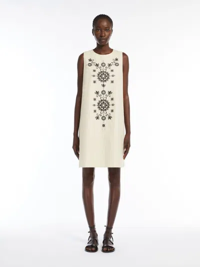 Weekend Max Mara Knee Length Dress Embroidered Pattern