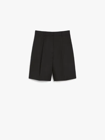 Weekend Max Mara Wool Canvas Bermuda Shorts