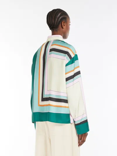 Weekend Max Mara Formia Printed Silk Twill Shirt