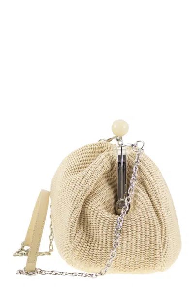 Weekend Max Mara Women's Fortuna - Pastry Bag Medium Raffia Effect