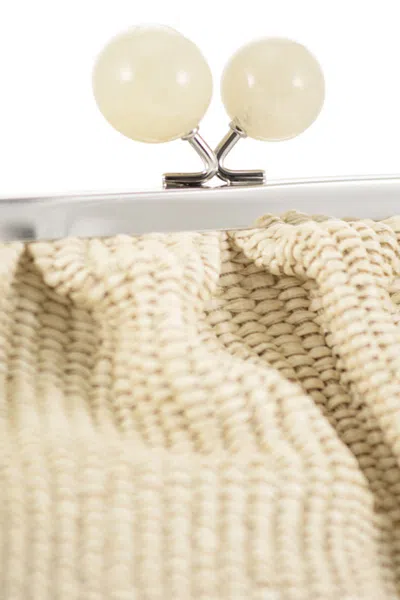 Weekend Max Mara Women's Fortuna - Pastry Bag Medium Raffia Effect