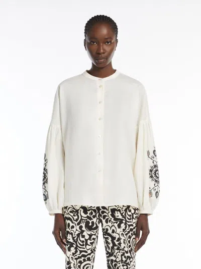 Weekend Max Mara Women's Ilex Shirt Beige | Size 38 | 2515111122600022