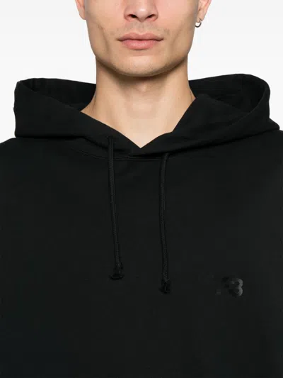 Y-3 Adidas Logo Cotton Hoodie