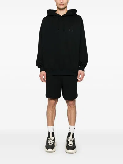 Y-3 Adidas Logo Cotton Hoodie