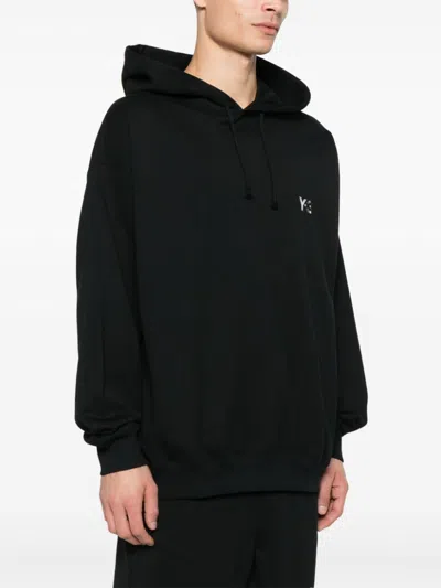 Y-3 Adidas Logo Cotton Hoodie