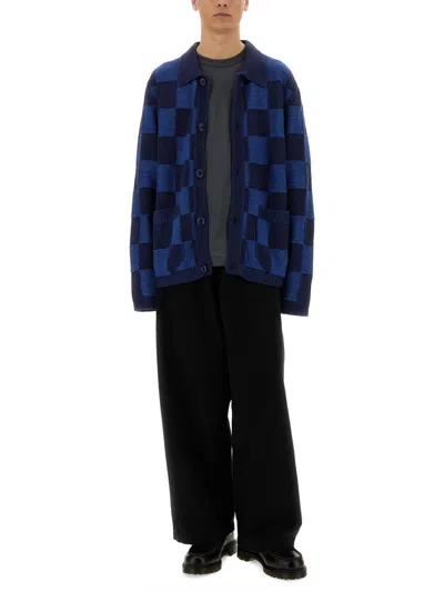 Ymc You Must Create Ymc Mens Baker Checkerboard Cardigan