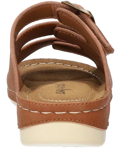 Easy Street Women's Pinterry Comfort Slide Sandals In Tan